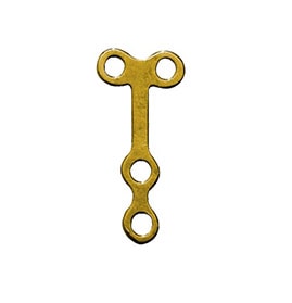 fix<em>LOCK</em> T-Plate Type III, 2.0 mm with 2 Head Holes and 2 Shaft Holes